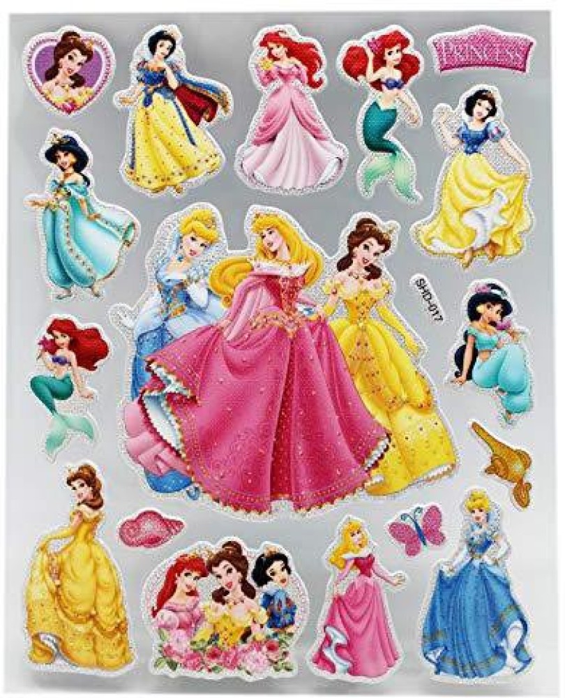 Stickers Disney Princess Making Poses 3D Raised Assorted 16 - Disney  Princess Making Poses 3D Raised Assorted 16 . shop for Stickers products in  India.