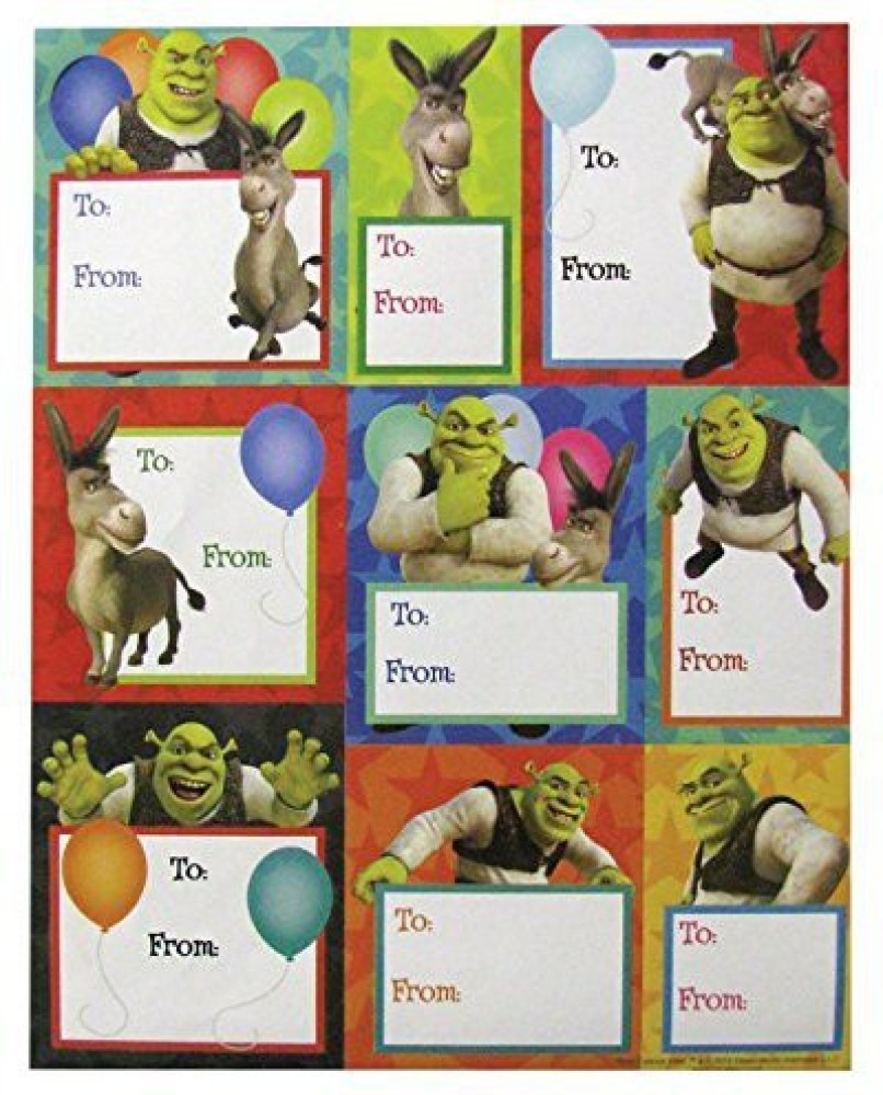 Shrek Stickers 