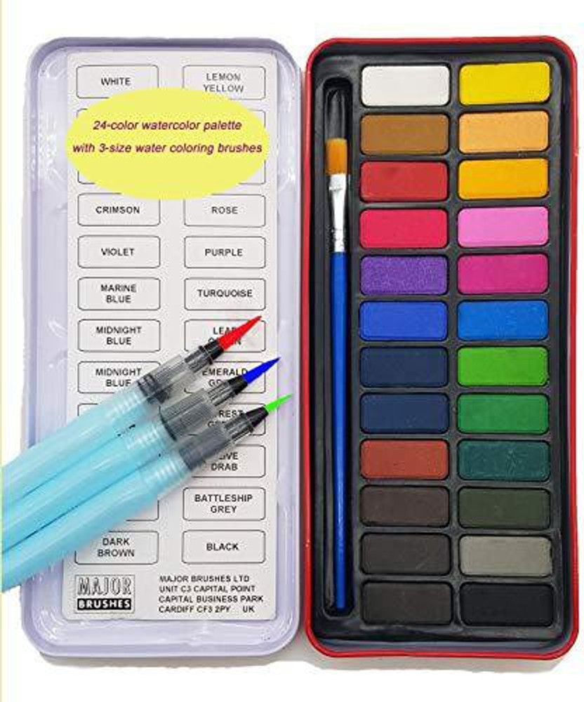 Artist online watercolor palette