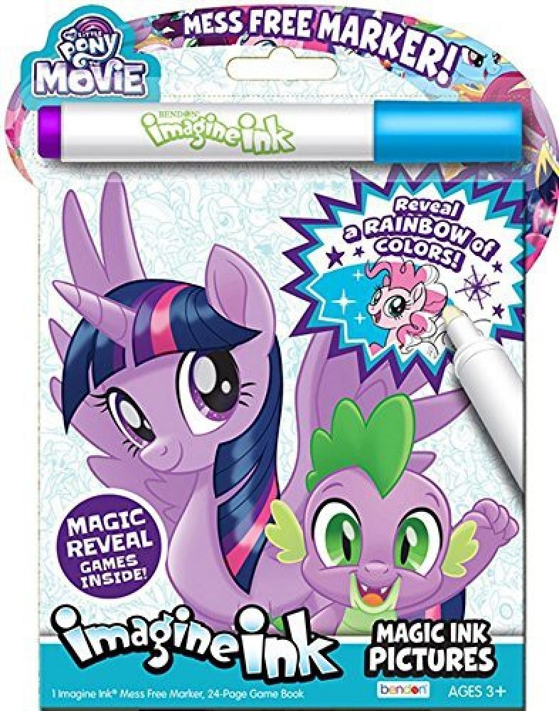 Bendon 10 Sheet My Little Pony Imagine Ink Coloring Book & Marker