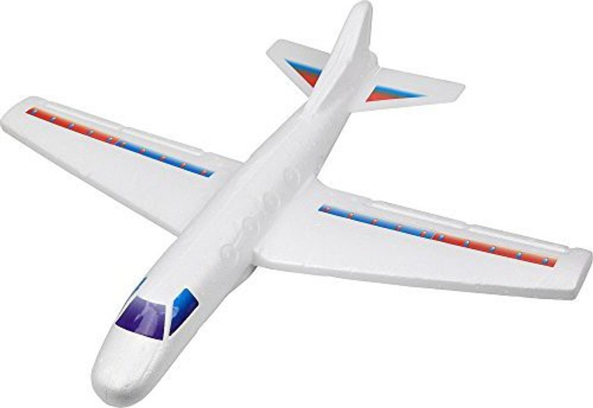 Click N Play Giant Styrofoam Aircraft Glider, 22 Inch Wingspan, Diy