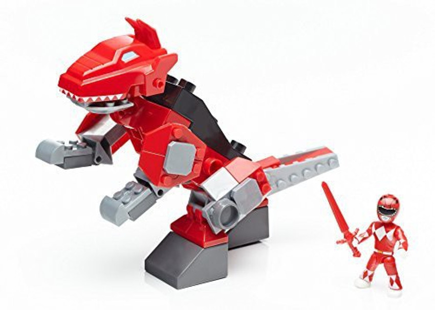 Mega Bloks Mega Construx Power Rangers T Rex Zord Building Kit