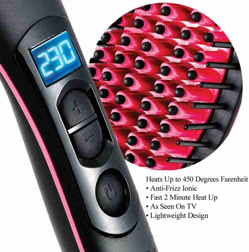 Htc hair straightener brush best sale