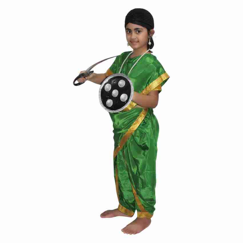 Fancy dress of freedom fighter 2024 for girl