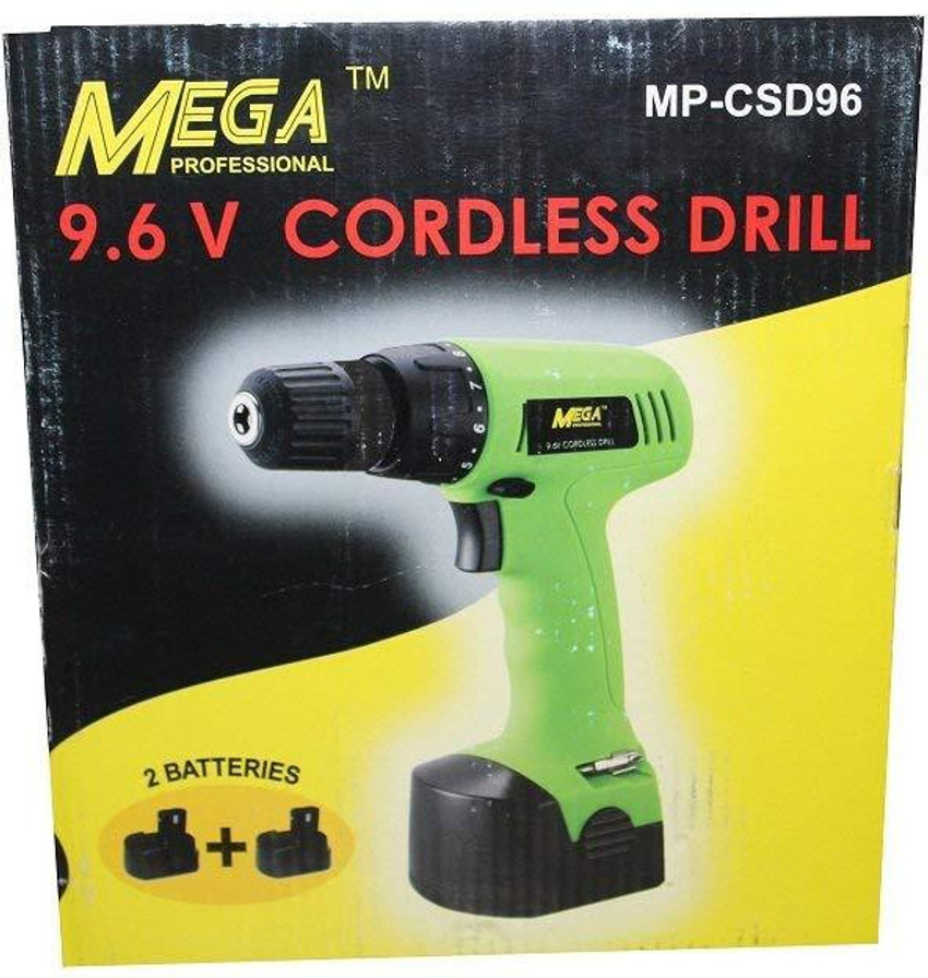 MEGA MP CSD96 9.6 V CORDLESS Pistol Grip Drill Price in India