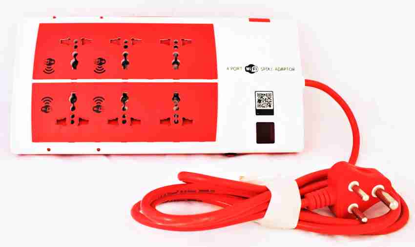 Graylogix 4 Port WIFI Smart Switch Spike Adapter 6 Socket Extension Boards Price in India Buy Graylogix 4 Port WIFI Smart Switch Spike Adapter 6 Socket Extension Boards online at Flipkart