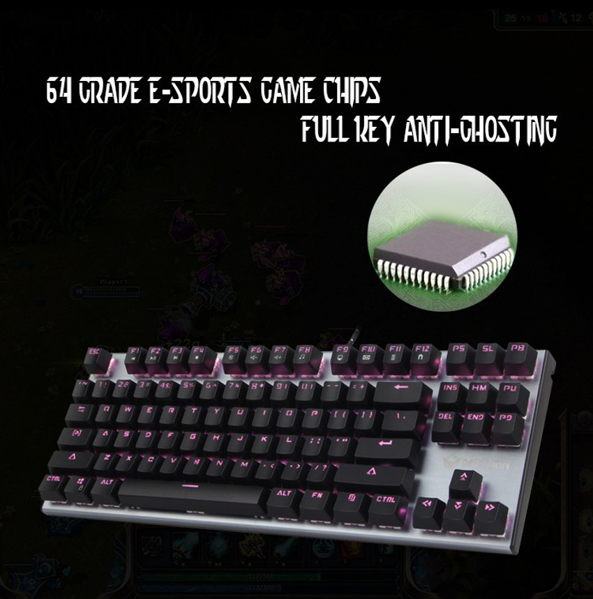 Best Budget Gaming Keyboard by RPM Euro Games - Wired 7 Color LED  Illuminated & Spill Proof Keys 