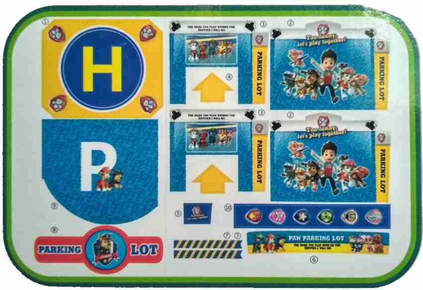 Paw patrol parking lot clearance playset