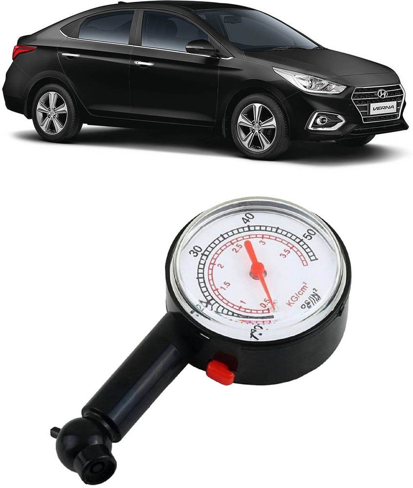 AutoKraftZ Analog Tire Pressure Gauge Verna Tyre Pressure Gauge