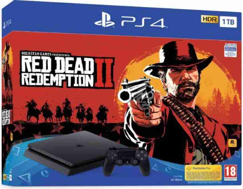 SONY PlayStation 4 (PS4) Slim 1 TB with Red Dead Redemption 2 Price in  India - Buy SONY PlayStation 4 (PS4) Slim 1 TB with Red Dead Redemption 2  Jet Black Online - SONY 