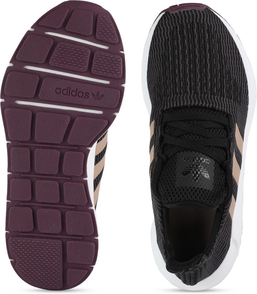 Adidas swift run core black shop & ash pearl womens shoes
