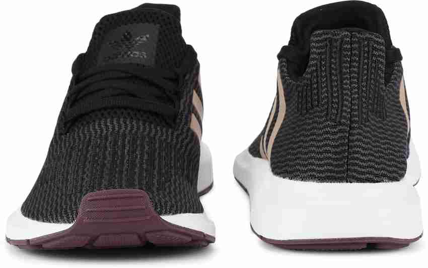 Adidas swift run core black & ash pearl womens shoes online