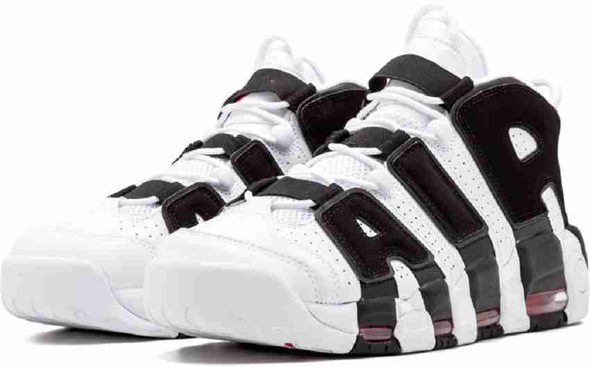 Air More Uptempo Running Shoes For Men Buy White Black Color