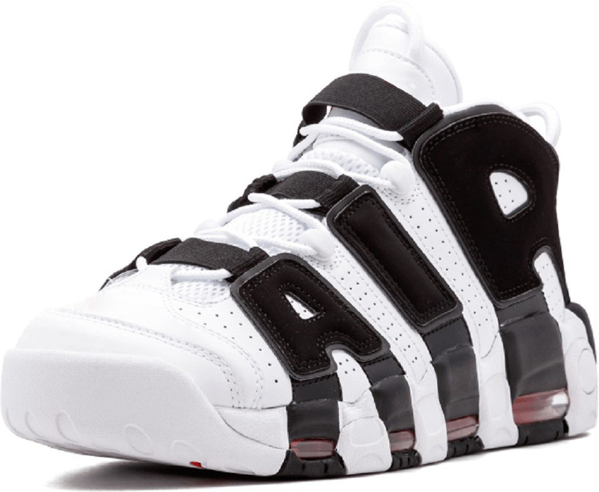 nike air max uptempo white black