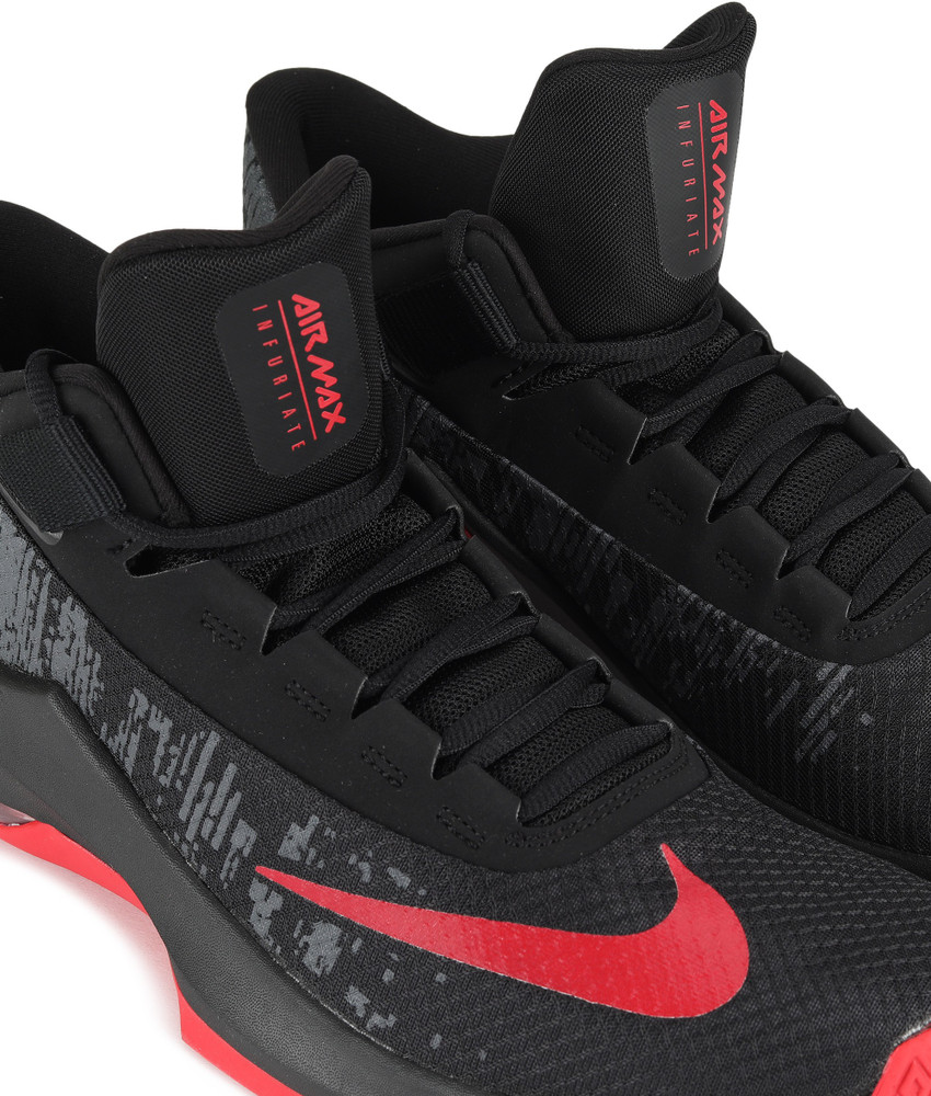 nike air max infuriate 2 mid black