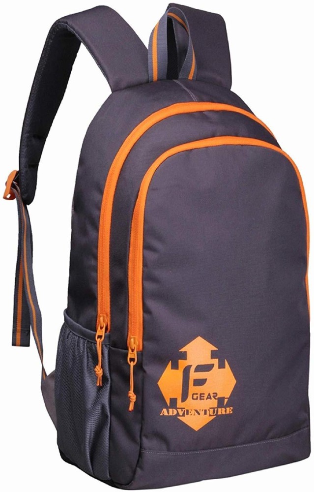 F GEAR Castle Rugged Base 24 L Standard Backpack Orange Grey Price in India Flipkart