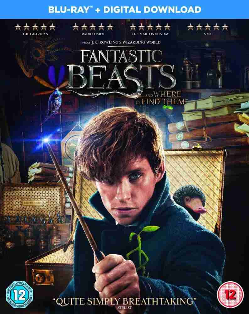 Fantastic Beasts and Where To Find Them Blu ray Digital Download UV Region Free Fully Packaged Import Price in India Buy Fantastic Beasts and Where To Find Them Blu ray