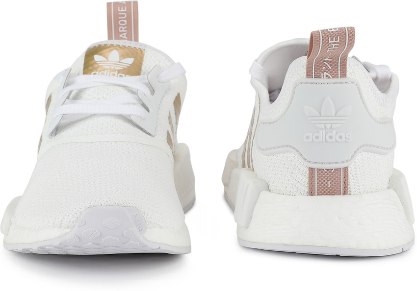 Adidas nmd r1 clearance womens white rose gold