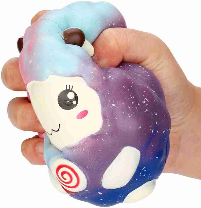 Squishy Toys India Slow Rising Squishy Toy Galaxy Sheep PU Foam