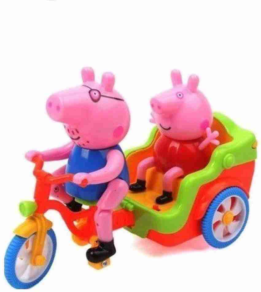 Peppa pig riding hot sale a bike toy