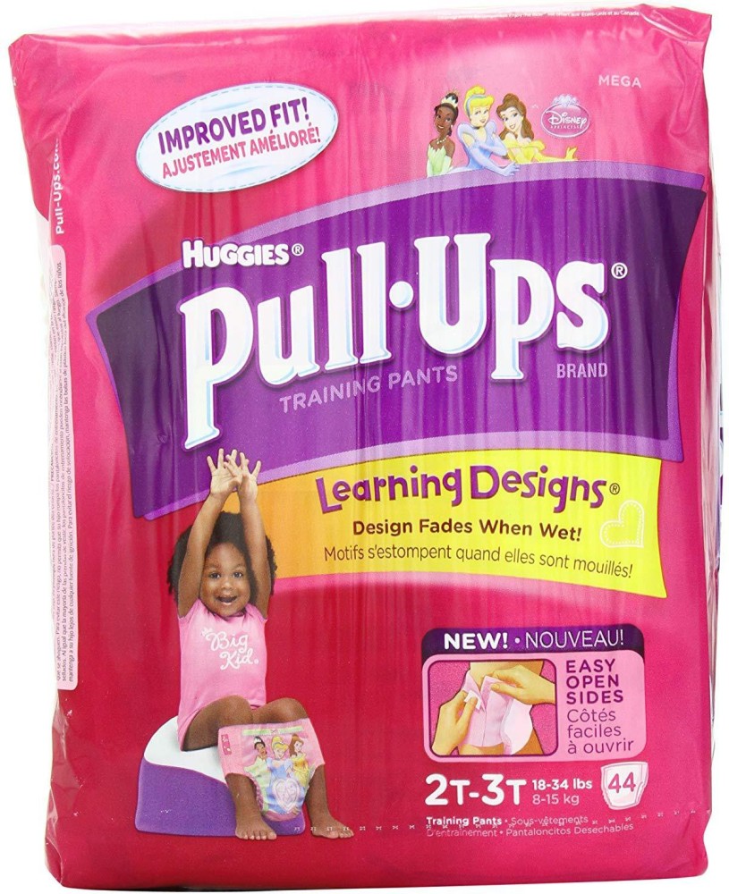 Huggies Pull Ups Training Pants Girls 2T 3T Disney Learning