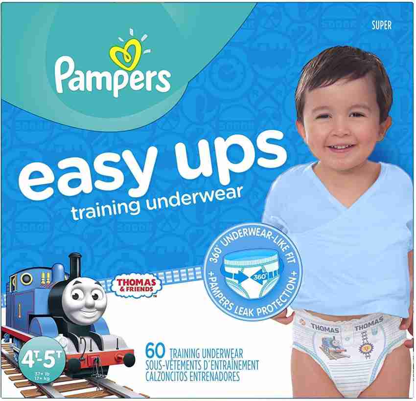 Pampers Boys Easy Ups Training Underwear, 4T-5T , 60 Count - M
