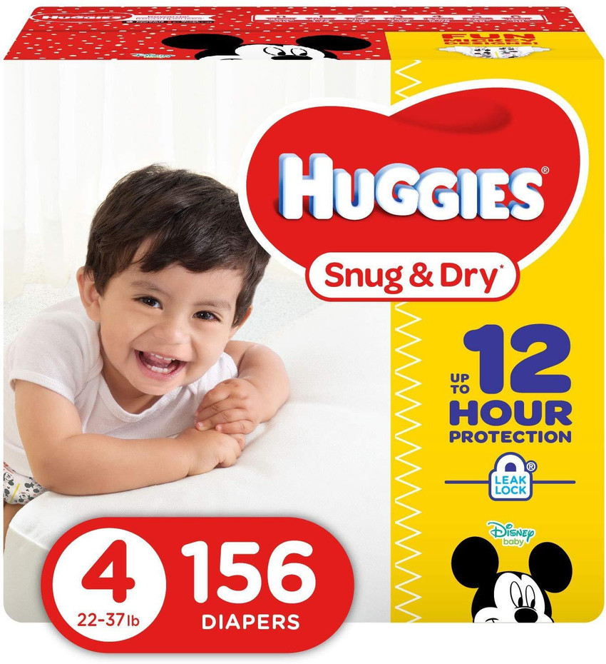Huggies Snug Dry Diapers Size 4 156 Count M Buy 156
