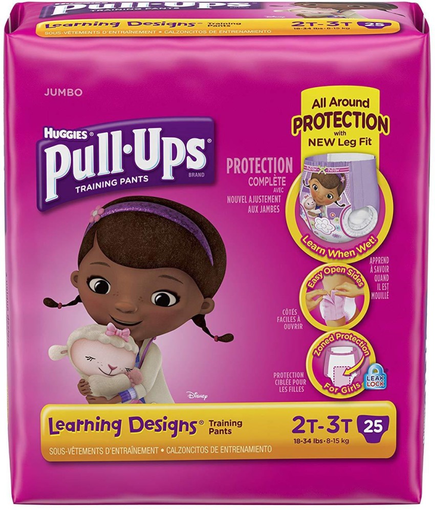 Huggies Pull-Ups Training Pants - Learning Designs - Girls - 2T-3T