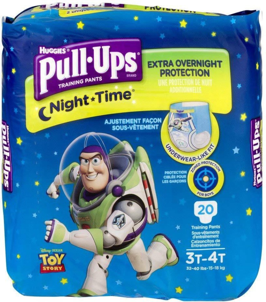 Huggies Pull-Ups Nighttime Training Pants for Boys, 20 Count - XS
