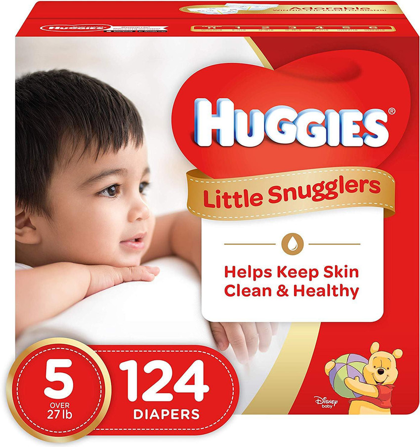 Huggies Little Snugglers Baby Diapers Size 5 124 Count L Buy