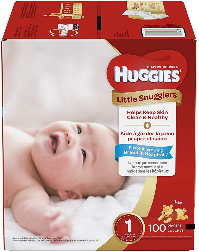  Huggies Newborn Diapers, Little Snugglers Baby Diapers