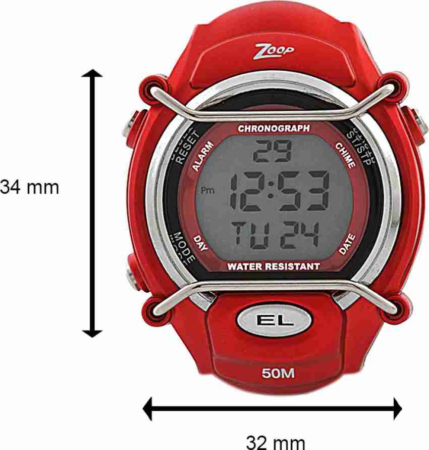 How to set alarm 2025 in zoop digital watch