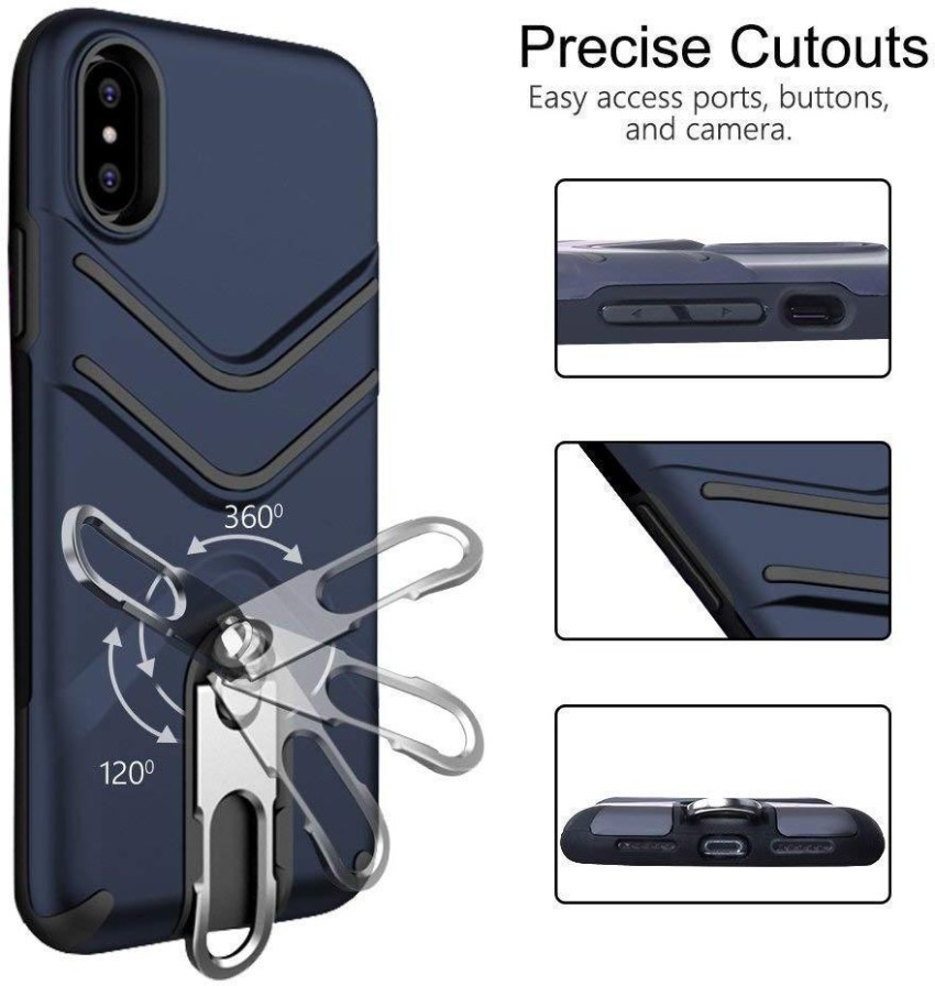 iPhone Xr Case with Ring Holder Blue –