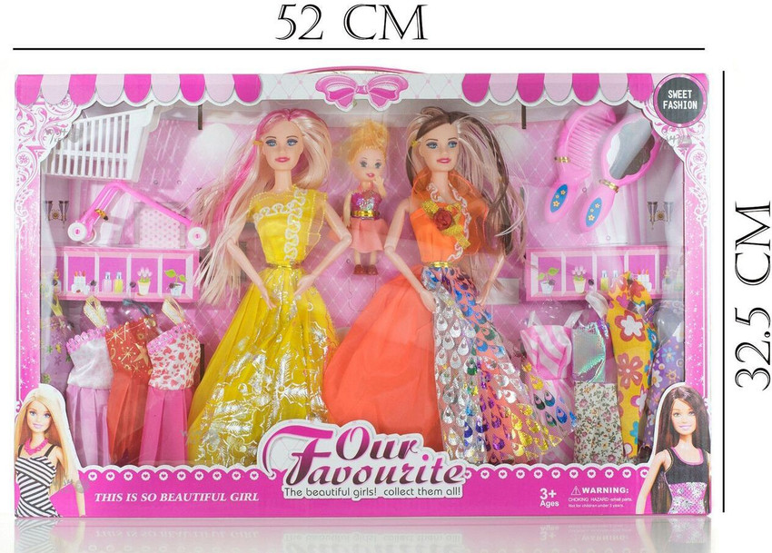 WISHKEY Baby Doll with Dresses and Accessories For Girls Fashion