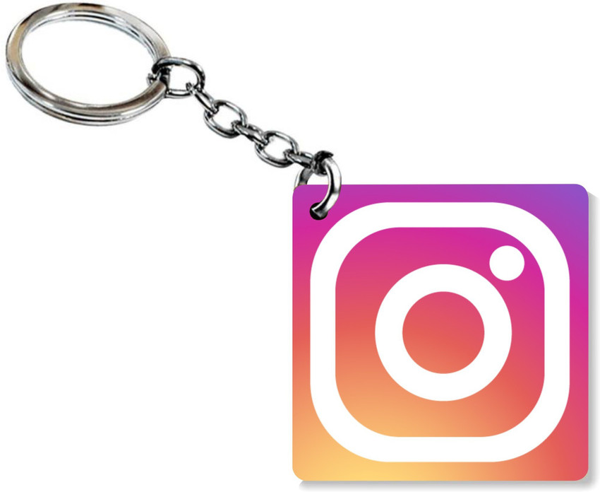 Golden Feather Instagram Logo Key Chain Price in India Buy Golden Feather Instagram Logo Key Chain online at Flipkart