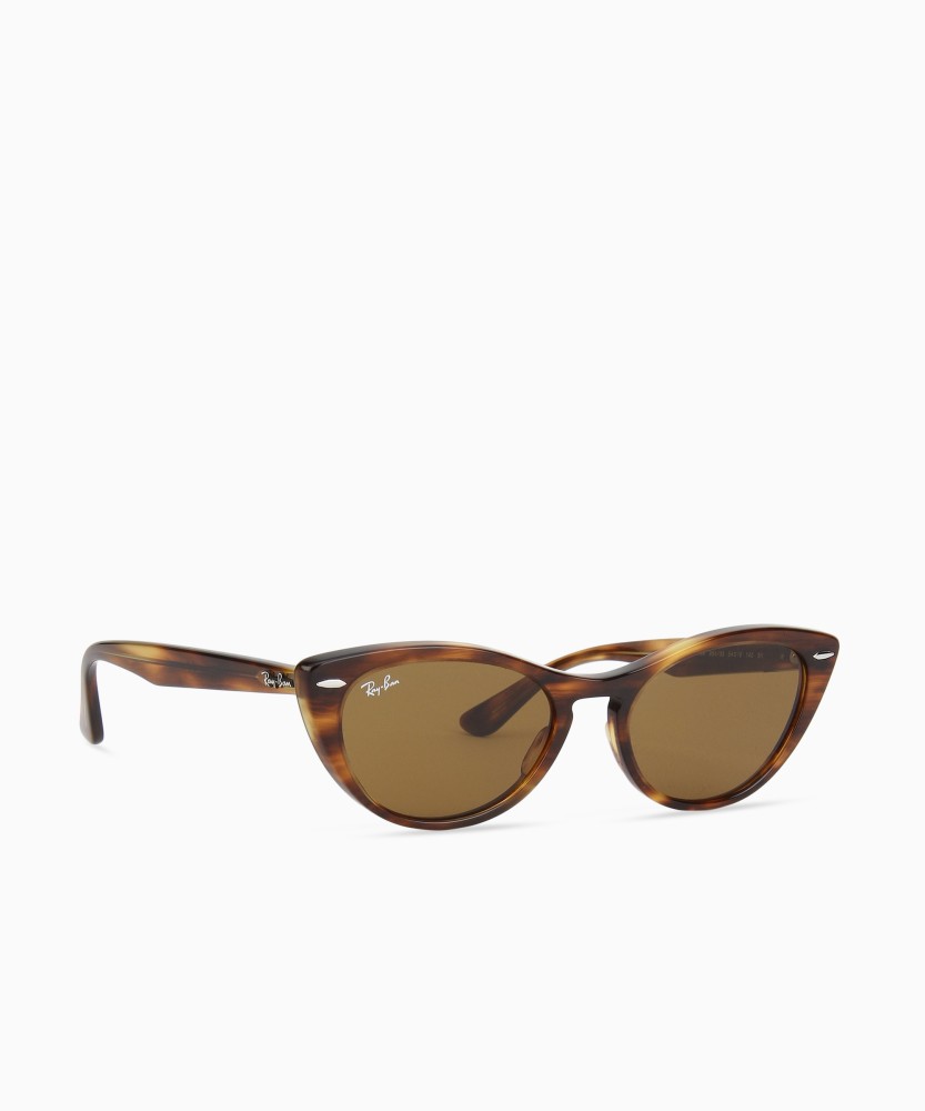 Buy Ray Ban Cat eye Sunglasses Brown For Women Online Best Prices in India Flipkart