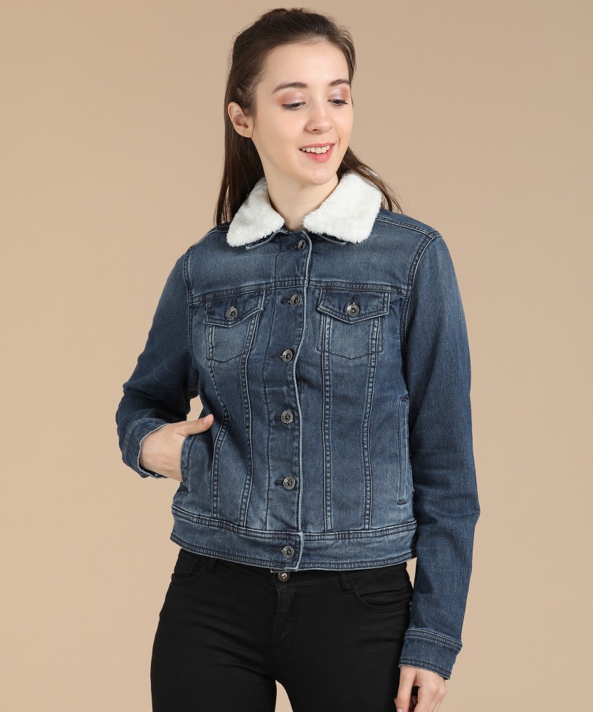 Pepe Jeans Full Sleeve Solid Women Jacket Buy Pepe Jeans Full Sleeve Solid Women Jacket Online at Best Prices in India Flipkart