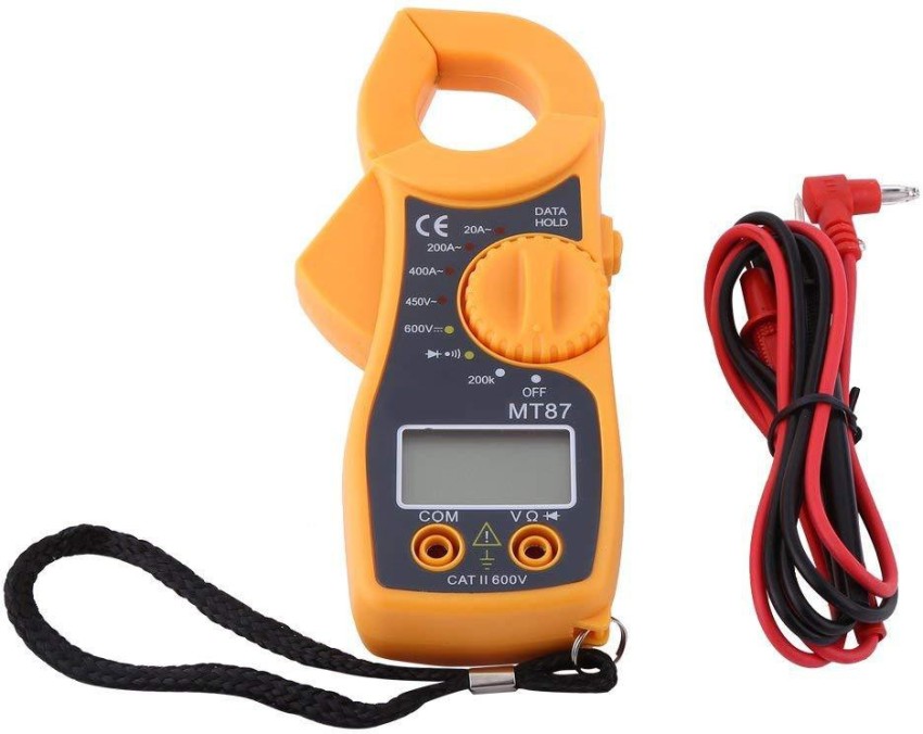 Digital Multimeter with DC AC Voltmeter and Ohm Volt Amp Tester ;Measures  Voltage,Current;Tests Live