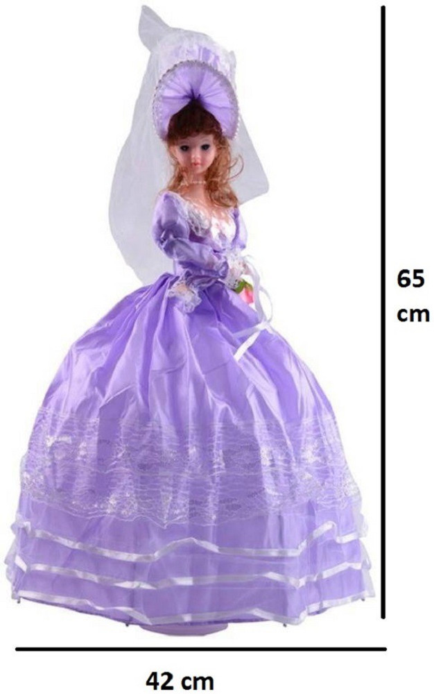 Bluwings Umbrella Musical Princess Doll For Kids and Showcase Min