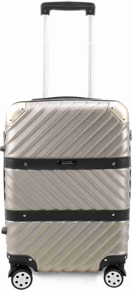 ZEVOG Vitton Cabin Luggage Champagne Gold color 20 Inch