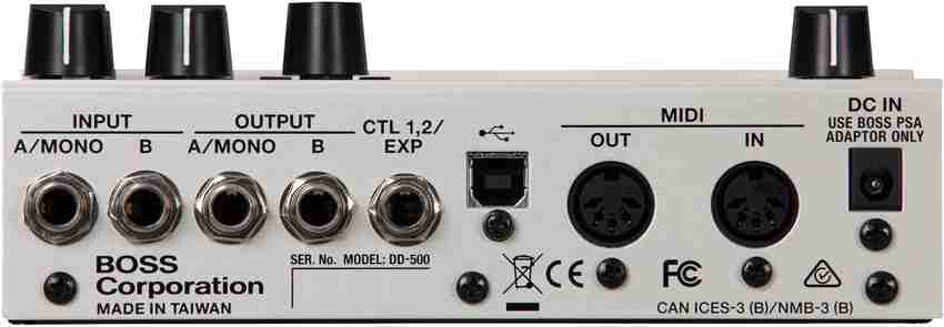 BOSS DD-500 Digital Delay Damper & Sustain Pedal Price in India 