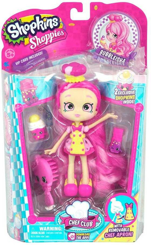 Moose Toys Shopkins Chef Club Shoppies Bubbleisha Doll Shopkins