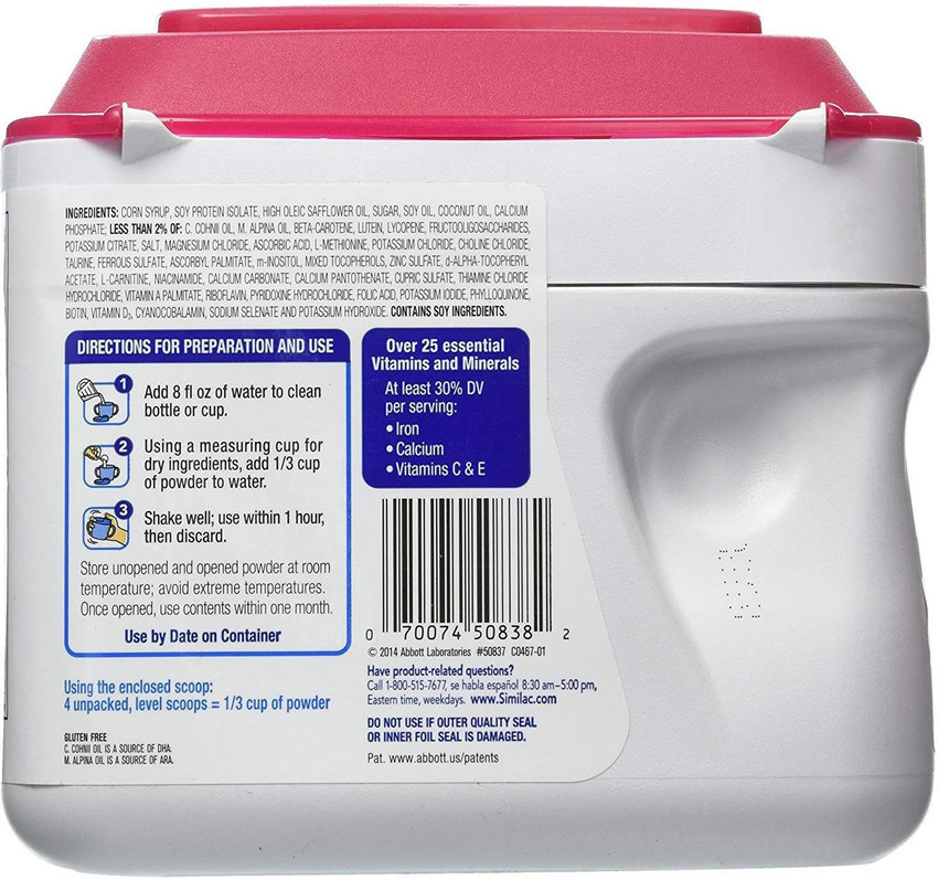 Similac soy on the outlet go