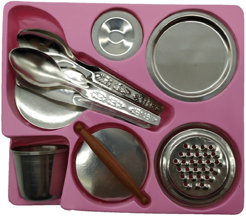 Stainless steel kitchen set toy shop