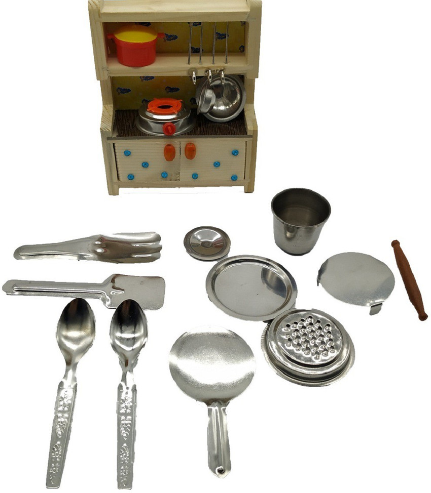 Stainless steel kitchen set toy store