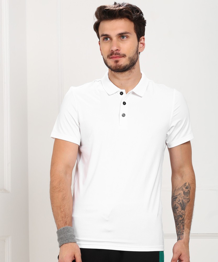 reebok polo shirts mens white