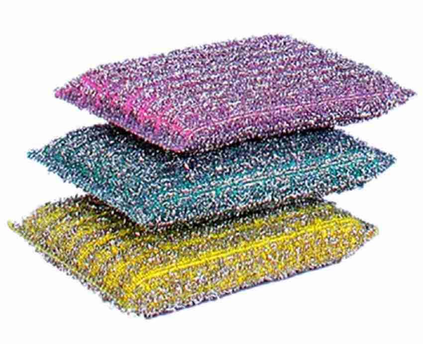 Buy Whinsy- Pack of 8- Scratch Proof Kitchen Utensil Scrubber Pad Scrub Pad  (Multicolor) Online at Best Prices in India - JioMart.