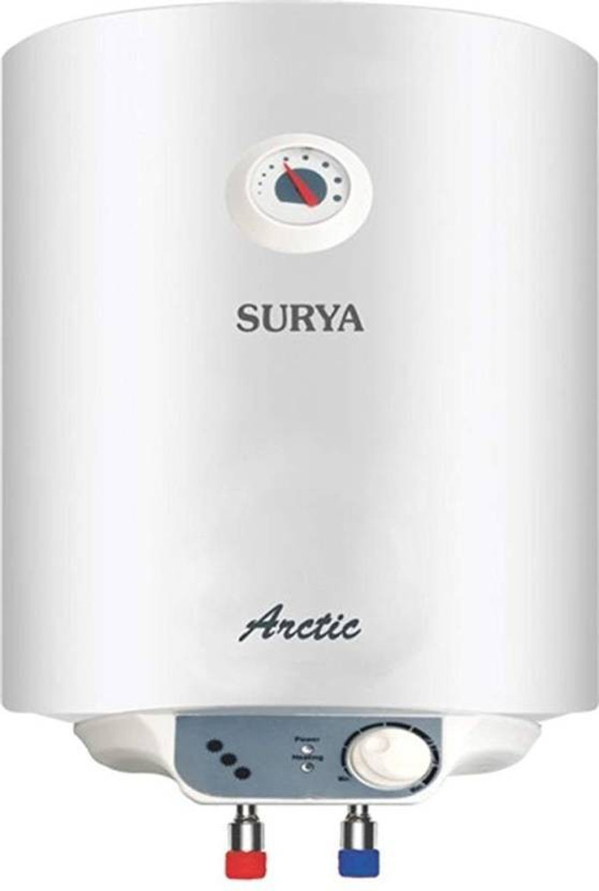 SURYA 10 L Storage Water Geyser (Arctic 2018, White) Price in India - Buy SURYA  10 L Storage Water Geyser (Arctic 2018, White) online at Flipkart.com