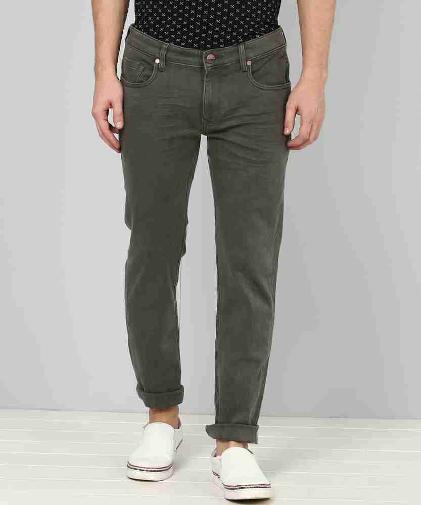 Louis Philippe Jeans Slim Men Green Jeans - Buy Louis Philippe Jeans Slim  Men Green Jeans Online at Best Prices in India