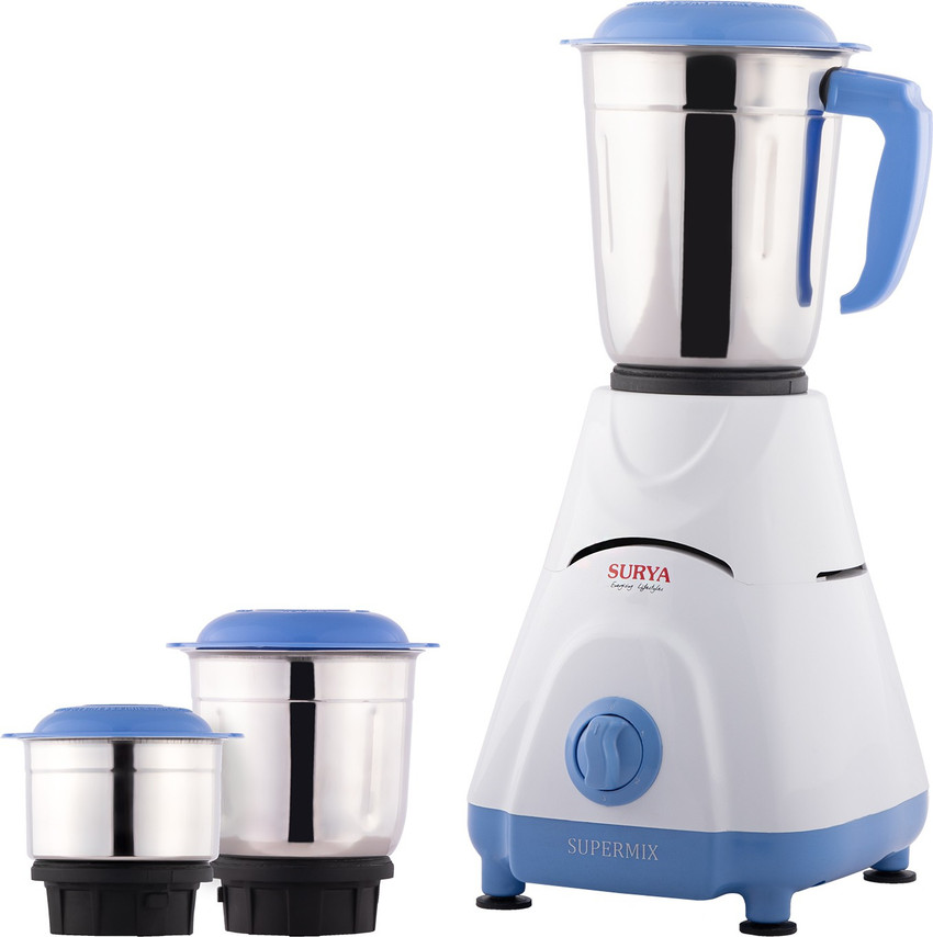 SURYA 3 Jar 500 W Mixer Grinder Price in India Buy SURYA 3 Jar 500 W Mixer Grinder Online at Flipkart